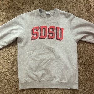 sdsu grey crewneck